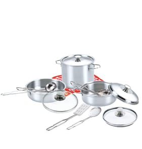 Let's Play Kitchen Metal Cooking Set