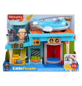 Fisher-Price Little People Toddler Toy Everyday Adventures Airport Playset HTJ26