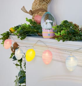 Hoppy Easter Easter Egg String Lights 10 Pack