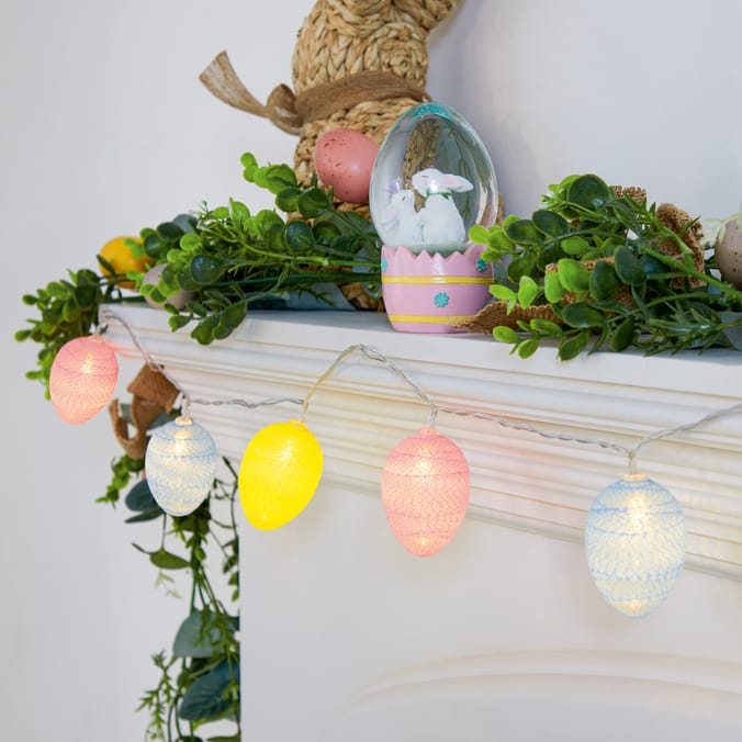 Hoppy Easter Easter Egg String Lights 10 Pack