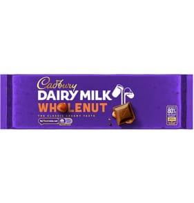 Cadbury Dairy Milk Wholenut Chocolate Bar 280g