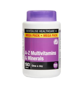 Revitalise Health+ A-Z Multivitamins & Minerals Capsules 180s