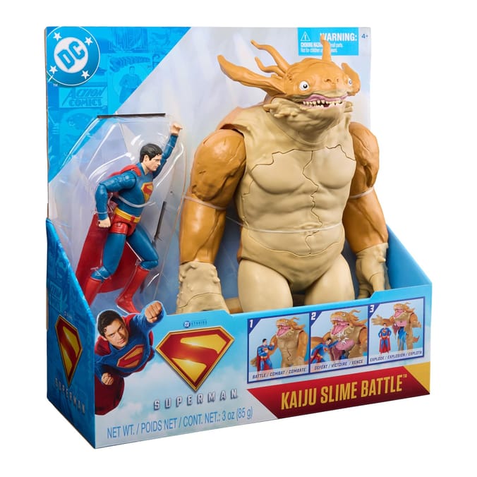 DC Superman Kaiju Slime Action Figure Battle Set