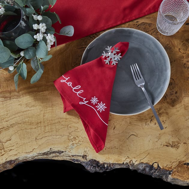 Home Collections 4 Pack Napkin Home Bargains