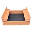 Liberty House Toys Kids Sandpit With Seating And Cover