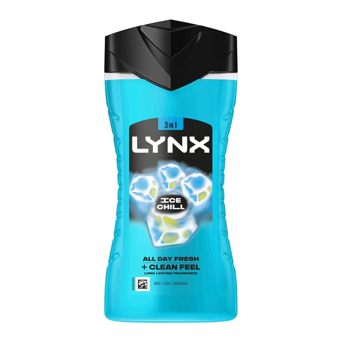 Lynx Ice Chill 3-in-1 Body Wash 225ml