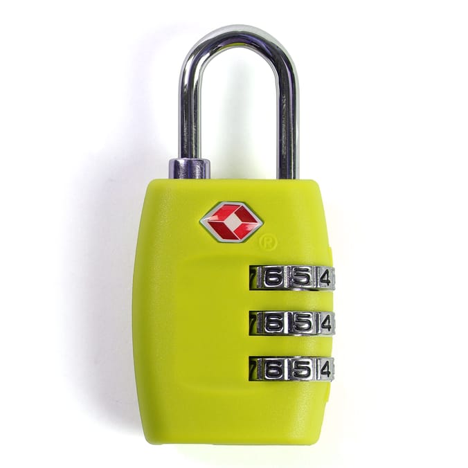TravelShop TSA Padlock - Green