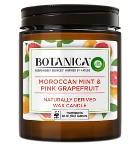 Airwick Botanica Candle 205g - Menta Mapokoy & Pink Grapefruit 