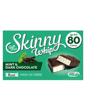 Skinny Whip Mint & Dark Chocolate 5 Bars Snack x10