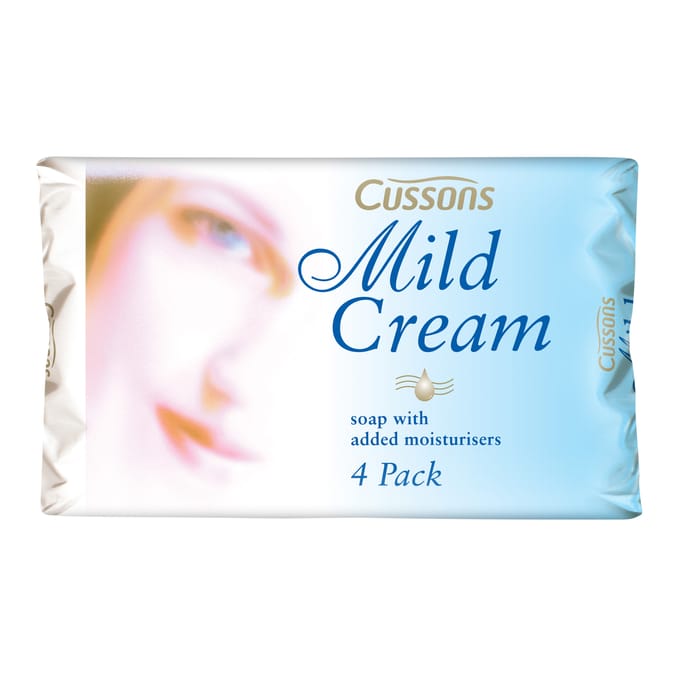 Cussons Mild Cream Soap Bars 4 Pack