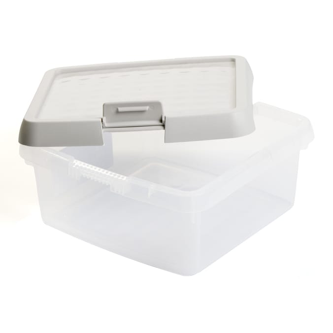  Wham Clip Box 3.6L - Clear with Grey Lid