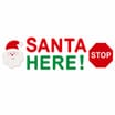Festive Feeling Christmas Reusable Gel Window Stickers