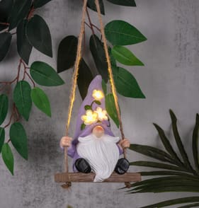 Firefly Hanging Gonk Solar Light - Lilac