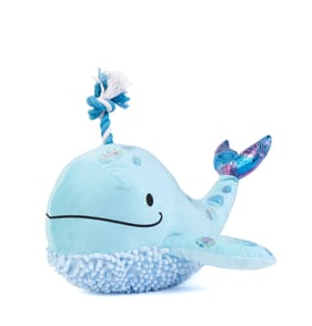 Chester's Large Plush Dog Toy - Whale