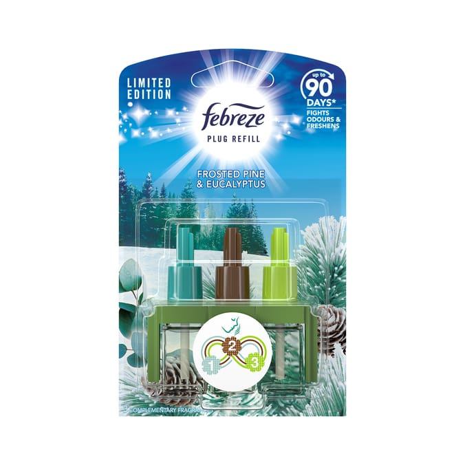 Febreze 3Volution Air Freshener Plug In Refill Frosted Pine