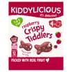 Kiddylicious Crispy Tiddlers Raspberry Infant Snack 12 Months+ 4 Pack x12g