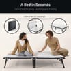 Jay-Be CE120 Compact Folding Bed with e-Fibre Mattress - Small Double