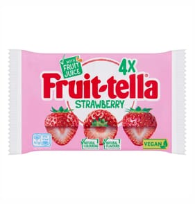 Fruit-tella Strawberry 3 Pack 123g