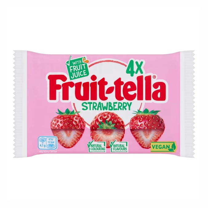 Fruit-tella Strawberry 3 Pack 123g