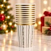 Festive Feeling Paper Cups 10 Pack - Holly