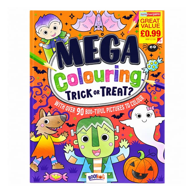  Mega Colouring Book Trick Or Treat   