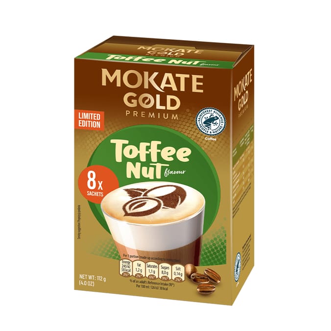Mokate Gold Toffee Nut Latte 14g x 8