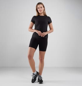 Active By Originals Ladies Black Cycling Shorts - 8-10