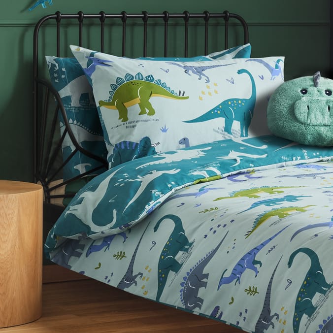 The Kids Edit Dinosaur Single Duvet Cover Set