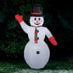 Prestige Mains Operated Light Up Self-Inflating Snowman 7ft