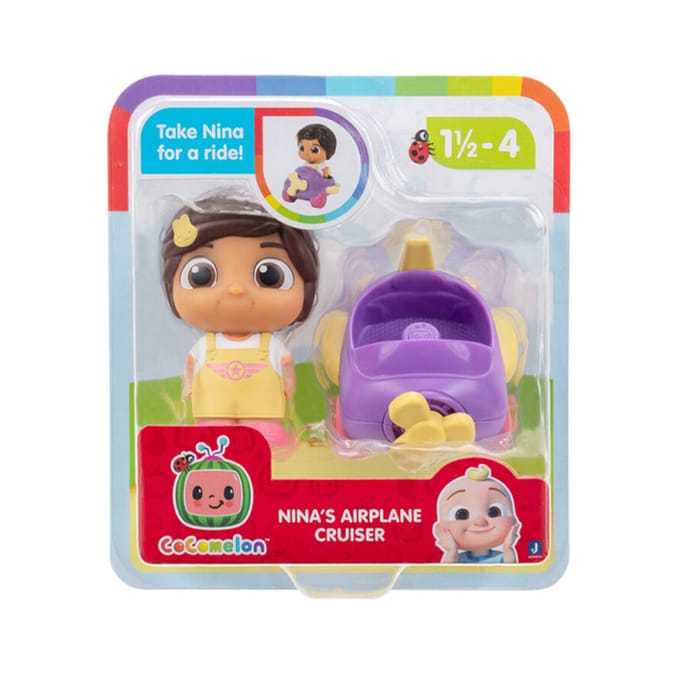 Cocomelon 1 Figure Pack - Nina's Airplane Cruiser