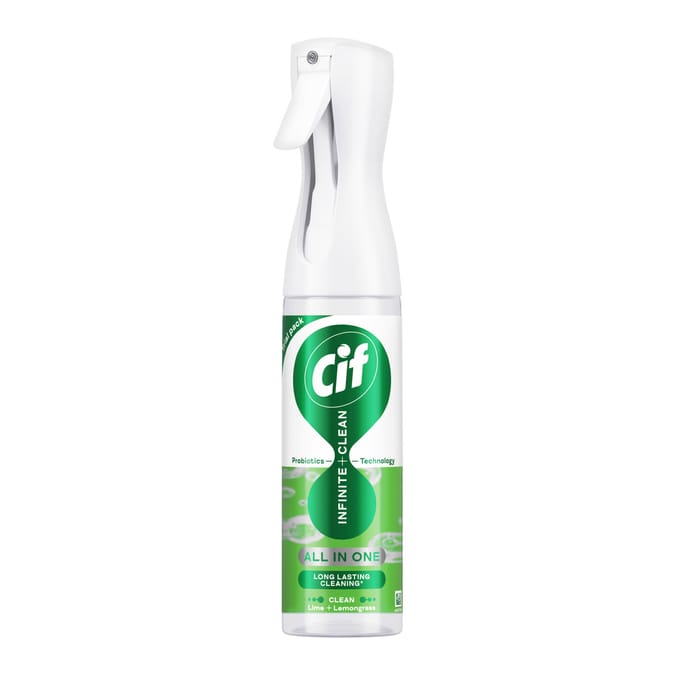 Cif Infinite Clean All in One Cleaner Spray 250ml - Lime & Lemongrass