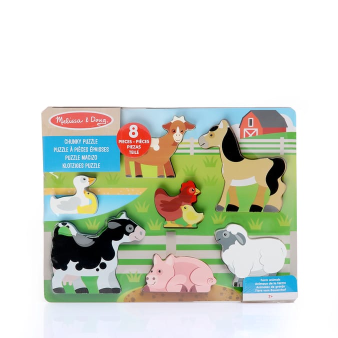 Melissa & Doug Chunky Puzzle - Farm Animals