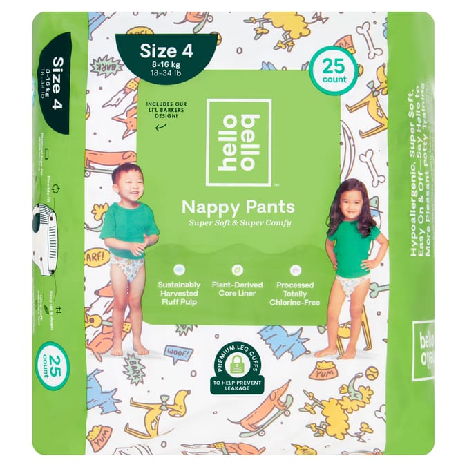 Hello Bello Nappy Pants 25's  Size 4