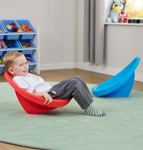 Liberty House Toys Kids Floor Rocking Chair - Red