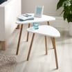Loft Range Nested Tables - White