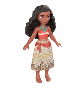 Disney Princess Moana Posable Small Doll in Shiny Outfit with Removable Skirt