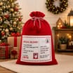 Sleigh Bells Large Canvas Novelty Christmas Sack - Santa Mail