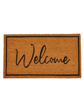 Home Collections Printed Word Coir Mat - Welcome