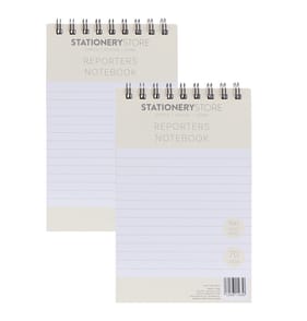 Stationery Store Reporters Notebook x2