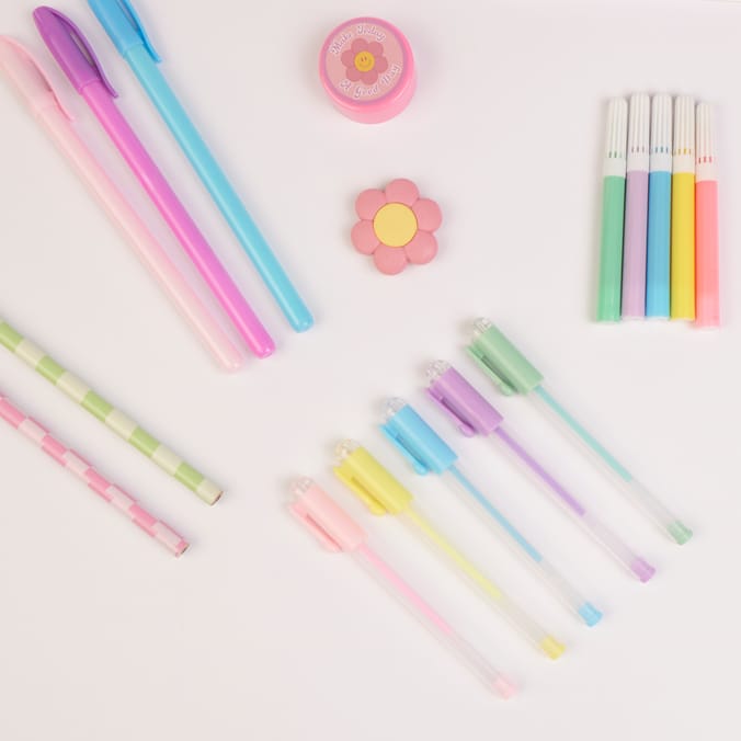 Scribble Pop Shop Stationery Wallet Flower