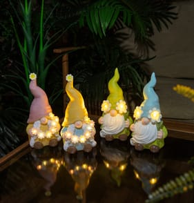 Firefly Garden Gnome Solar Light