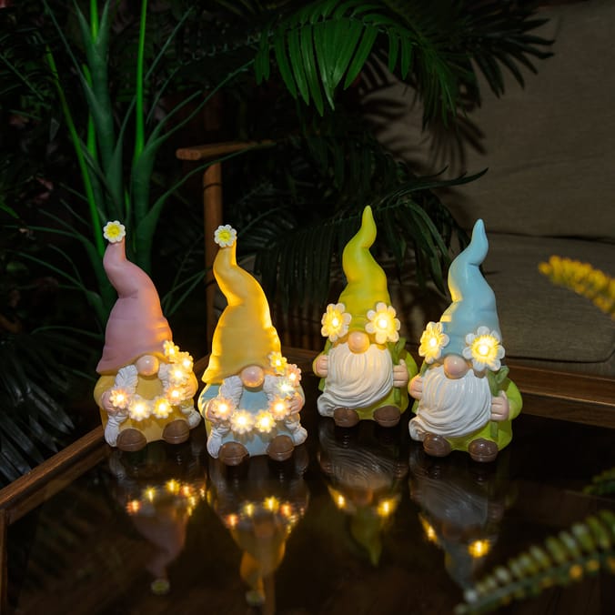 Firefly Garden Gnome Solar Light