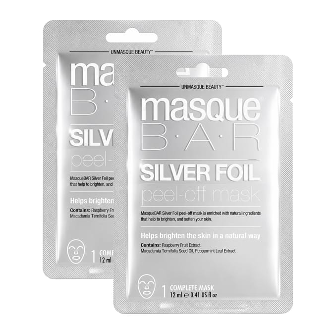 Masque Bar Silver Foil Peel Off Mask
