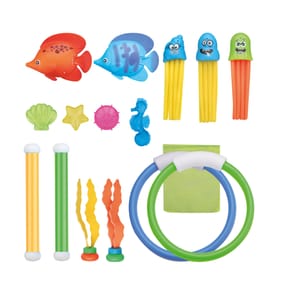 Splash 16 Piece Diving Set With Carry Net
