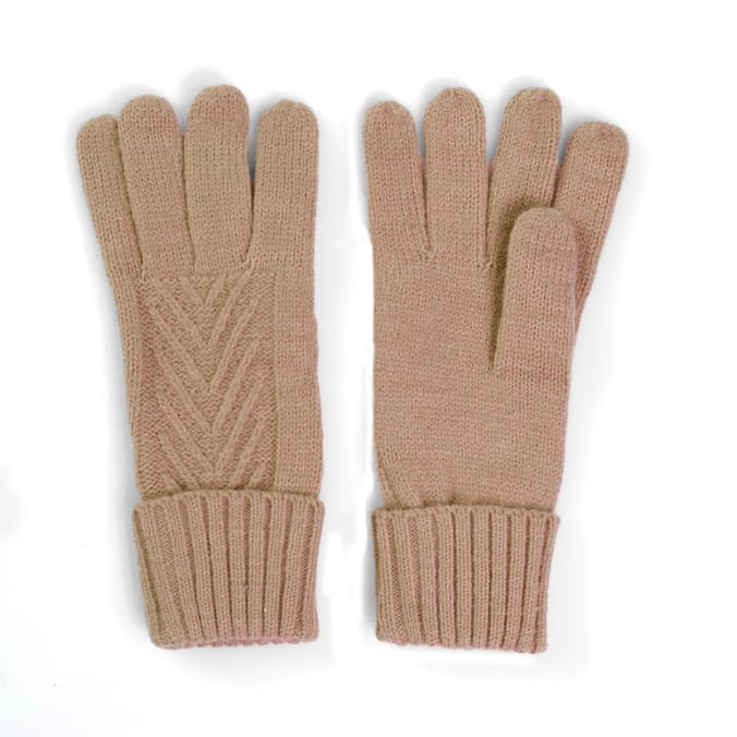 A La Mode Cable Knit Gloves