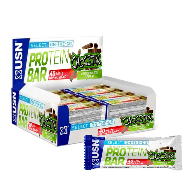 USN Select Protein Cookie 24 Pack - ChocStix Chocolate Mint