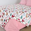Sleigh Bells Super Soft Throw - Cream
