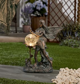 Firefly Fairy with Crackle Ball Solar Light