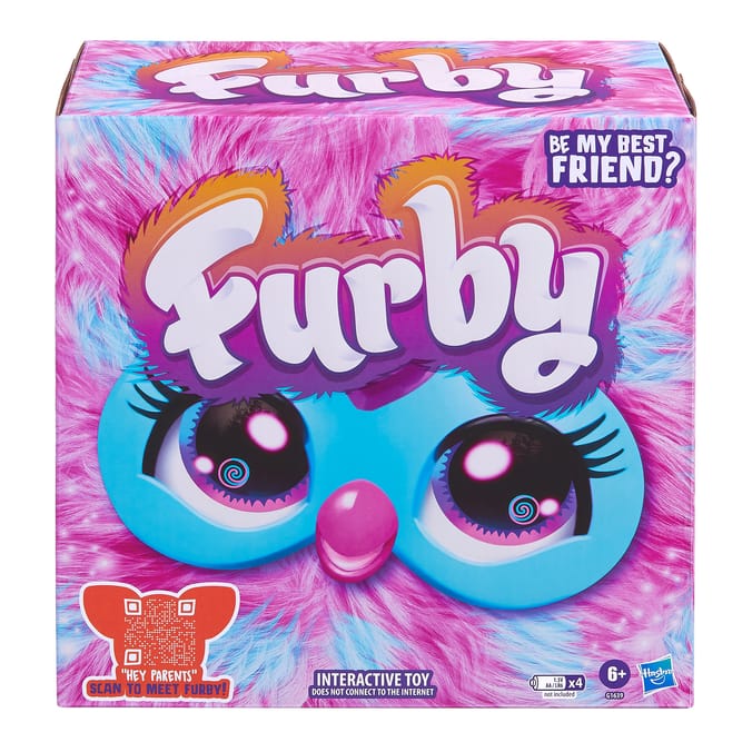 Furby Cotton Candy Pink & Blue Interactive Plush Toy