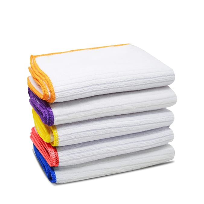 Power Action Microfibre Dish Cloths 5 Pack